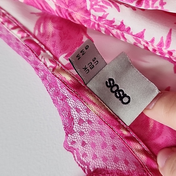 ASOS Floral Lace Trim Lightweight Slip Dress - Picture 4 of 6